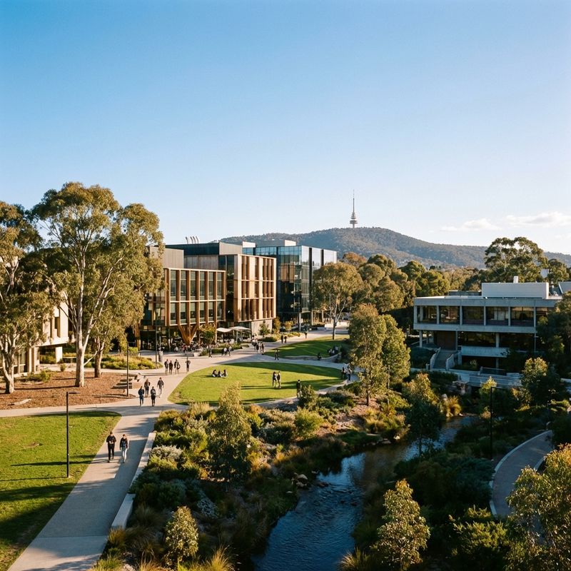 Australian National University - kampus v Acton, Canberra