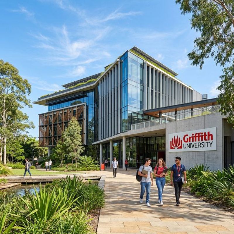 Griffith University - kampus v Brisbane, Queensland