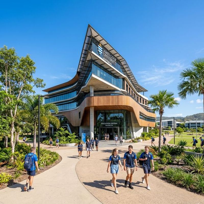 James Cook University - kampus v Townsville, Queensland