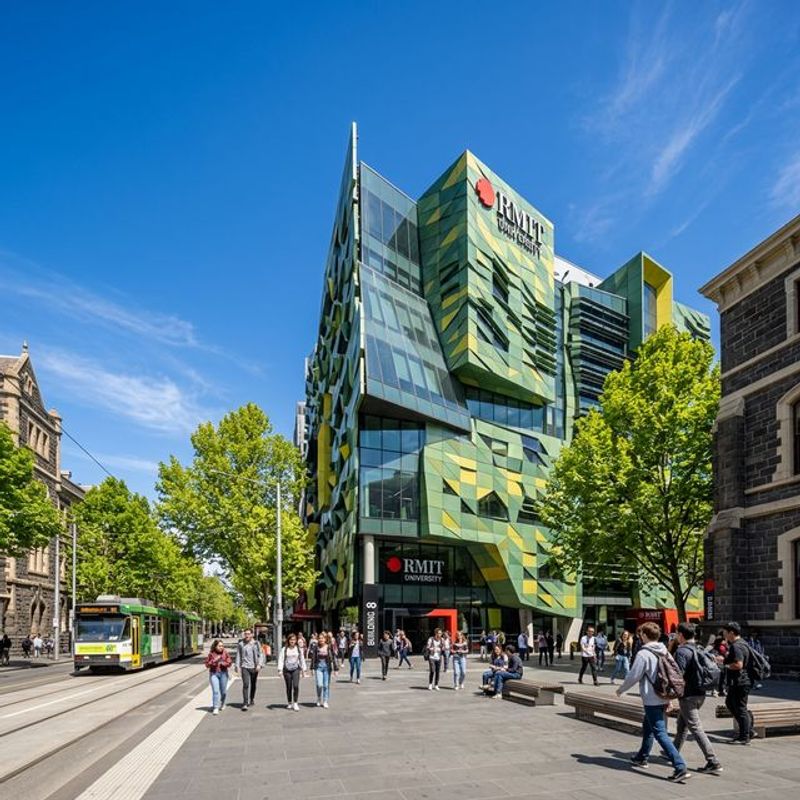 RMIT University - kampus v Melbourne, Victoria