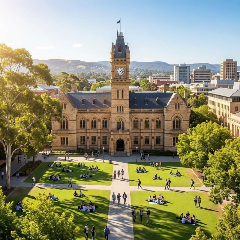 University of Adelaide - kampus v North Terrace, Adelaide