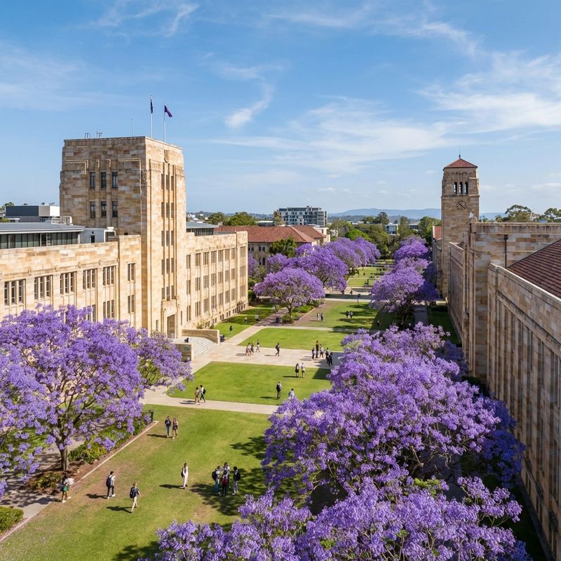 University of Queensland - kampus v St Lucia, Brisbane